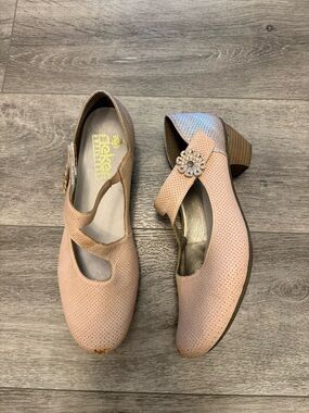 Reiker shoes heels pink flower size 41